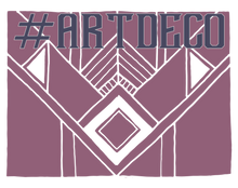 Load image into Gallery viewer, #artdeco Hashtag T-Shirt