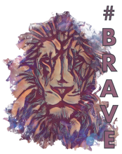 Load image into Gallery viewer, #brave Hashtag T-Shirt