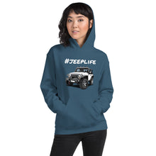 Load image into Gallery viewer, #jeeplife Rugged Hashtag Hoodie