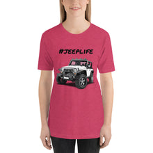 Load image into Gallery viewer, #jeeplife Rugged Hashtag T-Shirt