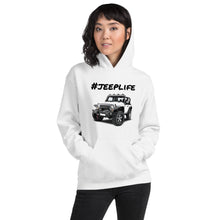 Load image into Gallery viewer, #jeeplife Rugged Hashtag Hoodie
