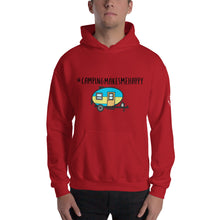 Load image into Gallery viewer, #campingmakesmehappy Hashtag Hoodie