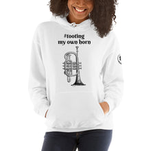 Load image into Gallery viewer, #tootingmyownhorn Hashtag Hoodie