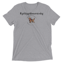Load image into Gallery viewer, #gatsbygoldenservicedog Hashtag T-Shirt
