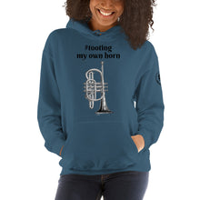 Load image into Gallery viewer, #tootingmyownhorn Hashtag Hoodie