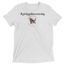 Load image into Gallery viewer, #gatsbygoldenservicedog Hashtag T-Shirt