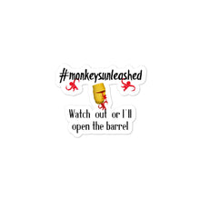 Load image into Gallery viewer, #monkeysunleashed Hashtag Sticker