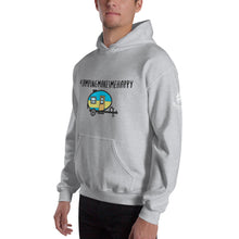 Load image into Gallery viewer, #campingmakesmehappy Hashtag Hoodie