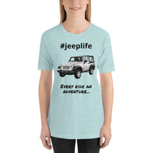 Load image into Gallery viewer, #jeeplife Covered Hashtag T-Shirt