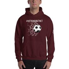 Load image into Gallery viewer, #nothingbutnet Soccer Hashtag Hoodie