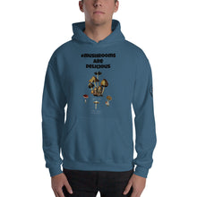 Load image into Gallery viewer, #mushroomsaredelicious Hashtag Hoodie