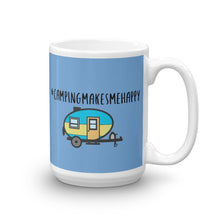 Load image into Gallery viewer, #campingmakesmehappy Hashtag Mug