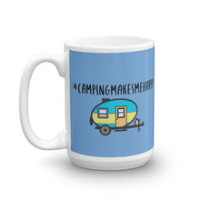 Load image into Gallery viewer, #campingmakesmehappy Hashtag Mug