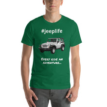 Load image into Gallery viewer, #jeeplife Covered Hashtag T-Shirt