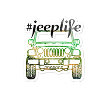 Load image into Gallery viewer, #jeeplife Hashtag Sticker