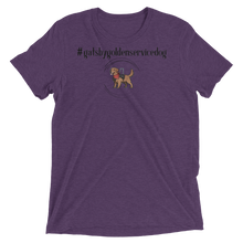 Load image into Gallery viewer, #gatsbygoldenservicedog Hashtag T-Shirt
