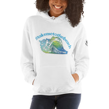 Load image into Gallery viewer, #takemetothebeach Hashtag Hoodie