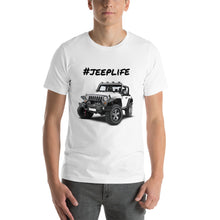 Load image into Gallery viewer, #jeeplife Rugged Hashtag T-Shirt