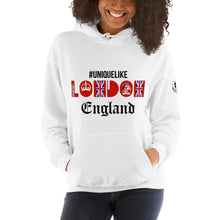 Load image into Gallery viewer, #uniquelikeLondon Hashtag Hoodie