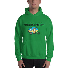 Load image into Gallery viewer, #campingmakesmehappy Hashtag Hoodie