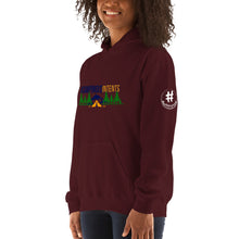 Load image into Gallery viewer, #campingisintents Hashtag Hoodie