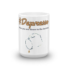 Load image into Gallery viewer, #depresso Hashtag Glossy Mug