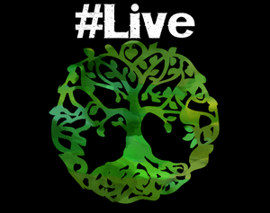 #live Hashtag T-Shirt
