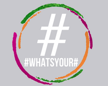 Load image into Gallery viewer, #whatsyour# Tri color promo Hashtag T-Shirt