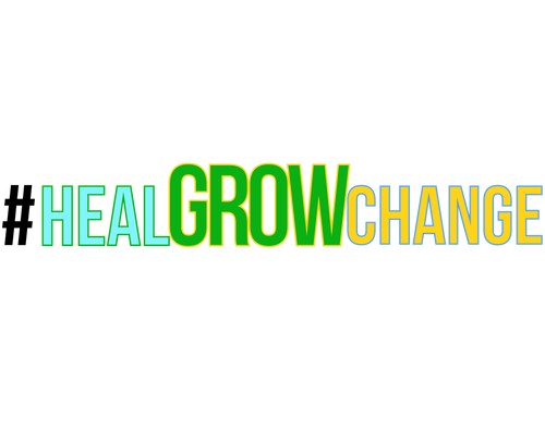 #healgrowchange Hashtag T-Shirt