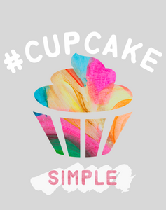 #cupcakesimple Hashtag T-Shirt