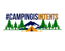 Load image into Gallery viewer, #campingisintents Hashtag T-Shirt