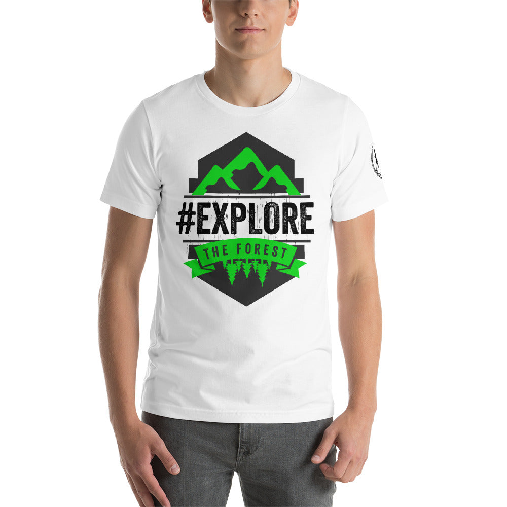 #exploretheforest Hashtag T-Shirt