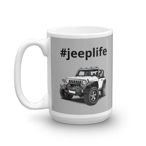 #jeeplife Rugged Hashtag Mug