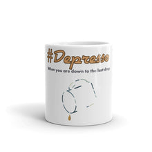 Load image into Gallery viewer, #depresso Hashtag Glossy Mug