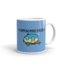 Load image into Gallery viewer, #campingmakesmehappy Hashtag Mug