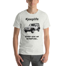 Load image into Gallery viewer, #jeeplife Covered Hashtag T-Shirt
