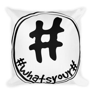 #BEjoyful Premium Hashtag Pillow