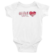 Load image into Gallery viewer, #love Infant Hashtag Bodysuit