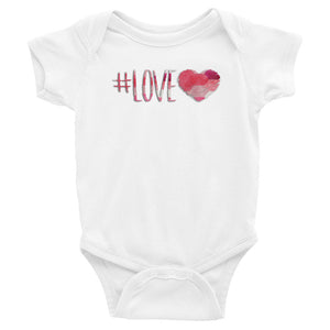 #love Infant Hashtag Bodysuit