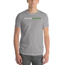 Load image into Gallery viewer, #uniquelikegreenville Green Hashtag T-Shirt