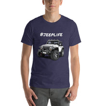 Load image into Gallery viewer, #jeeplife Rugged Hashtag T-Shirt