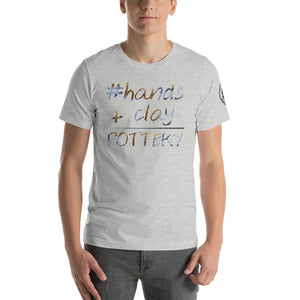 #hands+clay=Pottery Hashtag T-Shirt