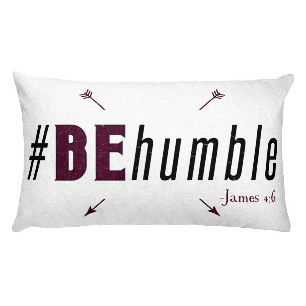 #BEhumble Premium Hashtag Pillow