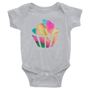 #cupcake Infant Hashtag Bodysuit