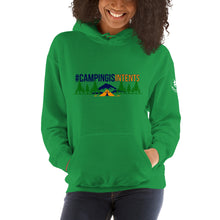 Load image into Gallery viewer, #campingisintents Hashtag Hoodie