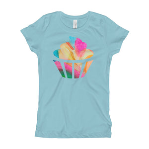 #cupcake Girl's Hashtag T-Shirt