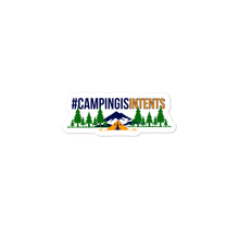 Load image into Gallery viewer, #campingisintents Hashtag Sticker