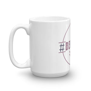 #BEpatient Hashtag Glossy Mug