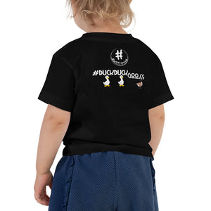 #duck Toddler Short Sleeve Hashtag T-Shirt