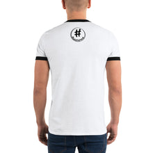 Load image into Gallery viewer, #mixaphor Ringer Hashtag T-Shirt